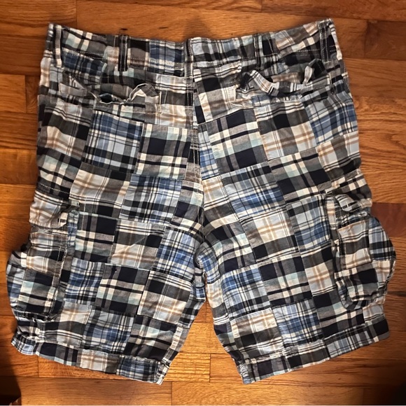 Old Navy Shorts Mens Old Navy Plaid Cargo Shorts Poshmark